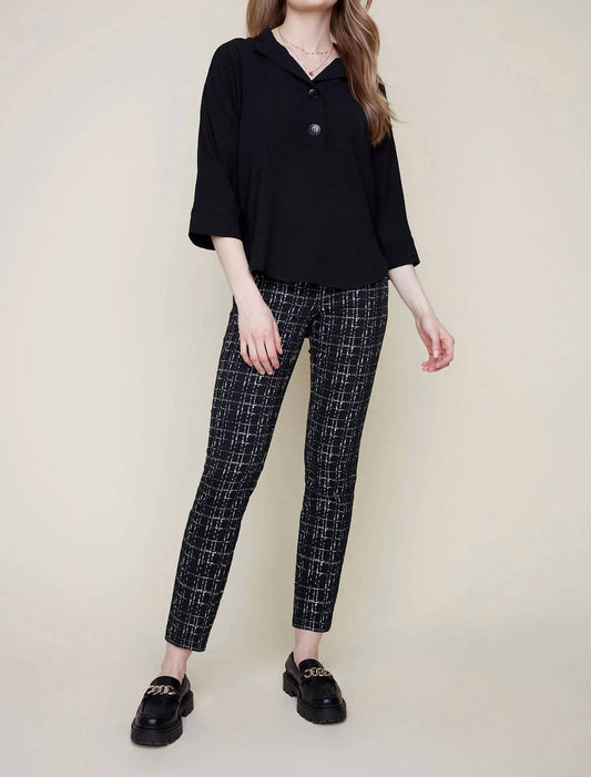 Renuar - Button Easy Blouse