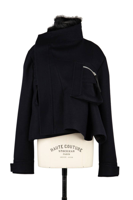 Sacai - Wool Melton Blouson