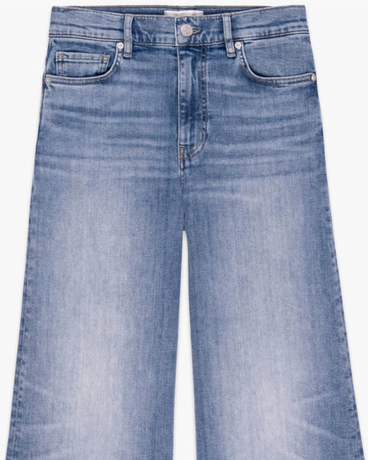 Frame - Women's Le Palazzo Crop Raw Fray Jeans