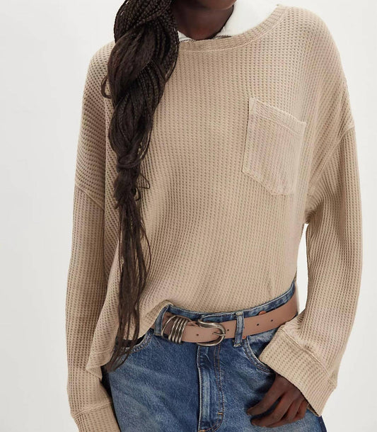Free People - Dawson Pocket Thermal Sweater