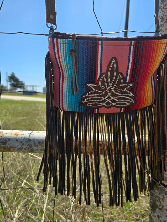 Keep It Gypsy - Women's Fringe Crossbody Bag