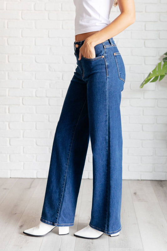 Judy Blue - High Rise Vintage Wide Leg Jeans