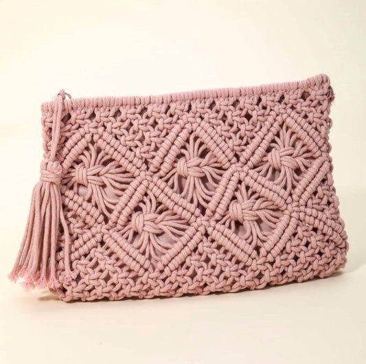 La Miel - Women's Solara Macramé Bag