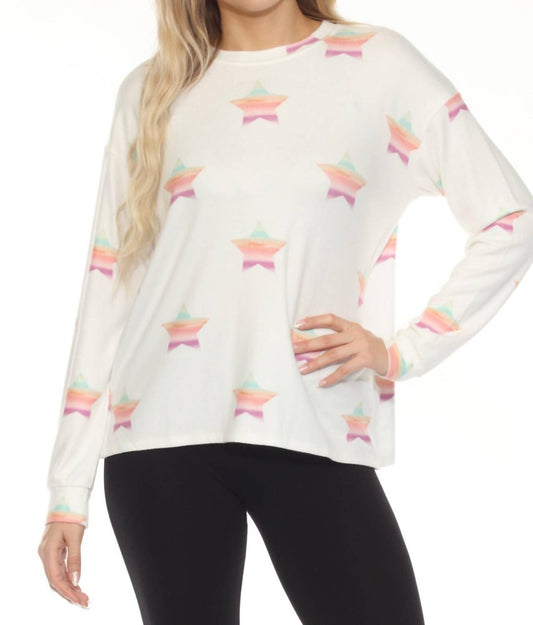 Pj Salvage - Women's Stardust Long Sleeve Lounge Top