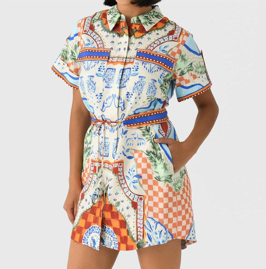 Hunter Bell - Nicole Mini Shirt Dress