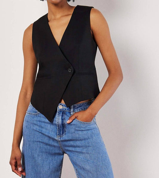 Apricot - ASYMMETRIC VEST