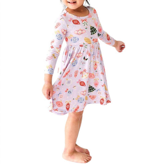 Posh Peanut - Girl's Long Sleeve Twirl Dress