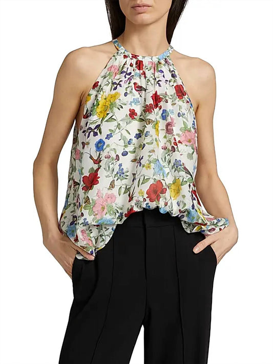 Alice + Olivia - Erna Halterneck Blouse