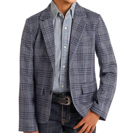 Panhandle - Boys Plaid Sport Coat