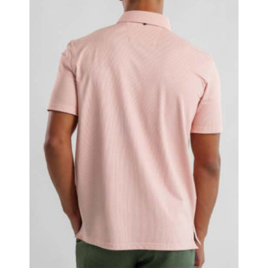 Stone Rose - Men's Printed Birdseye Short Sleeve Polo