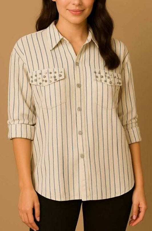 Guadalupe Design - Giovanna Stripe Shirt