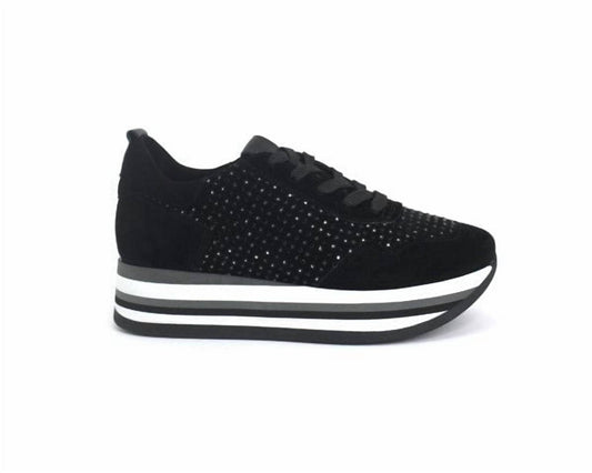 Softwaves - Women's Cassia Bling Tie Sneakers