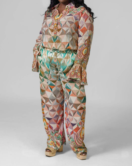 -Bl^Nk- - Klara Wide Leg Pants - Plus