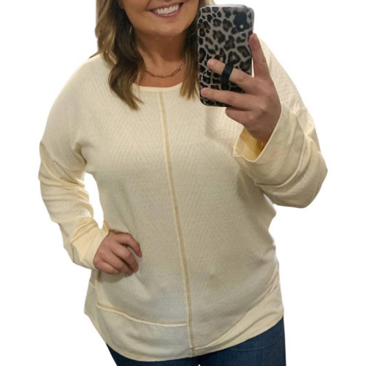 Gigio - Soft Knit Long Sleeve Top