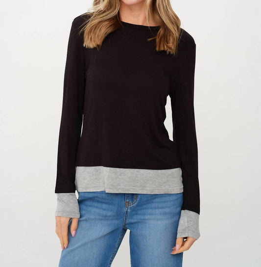 Six/Fifty - Izzy Layered Long Sleeve Tee