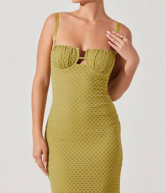 Astr - Jaida Bustier Bodycon Midi Dress