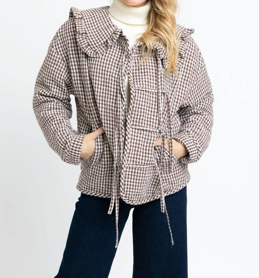 Karlie - Georgi Gingham Novelty Jacket