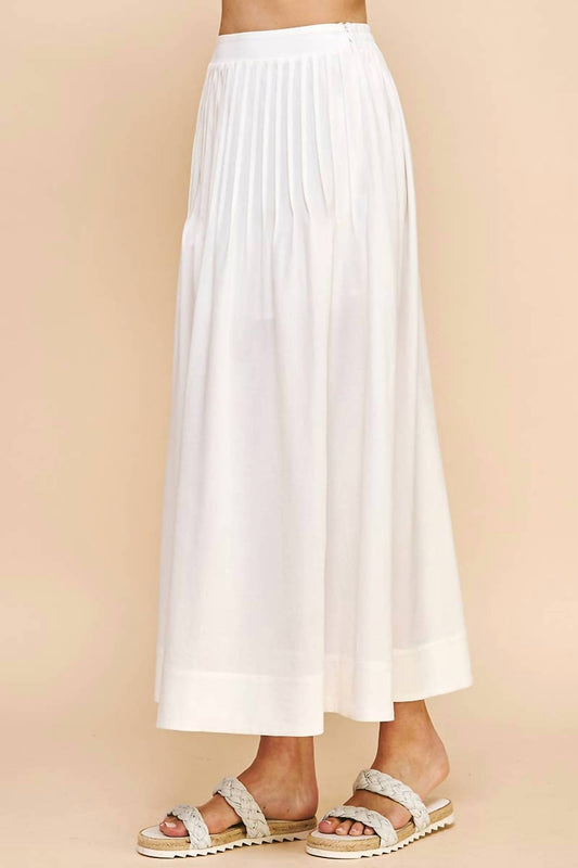 Pinch - Pintuck Maxi Skirt