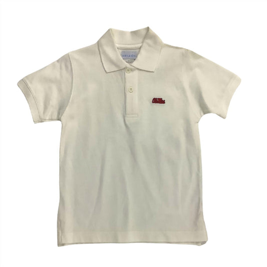 Vive La Fete - Boys' Ole Miss Collegiate Hand Embroidered Polo