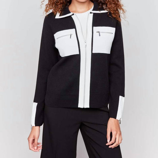 Charlie B - Short Gutsy Knit Jacket