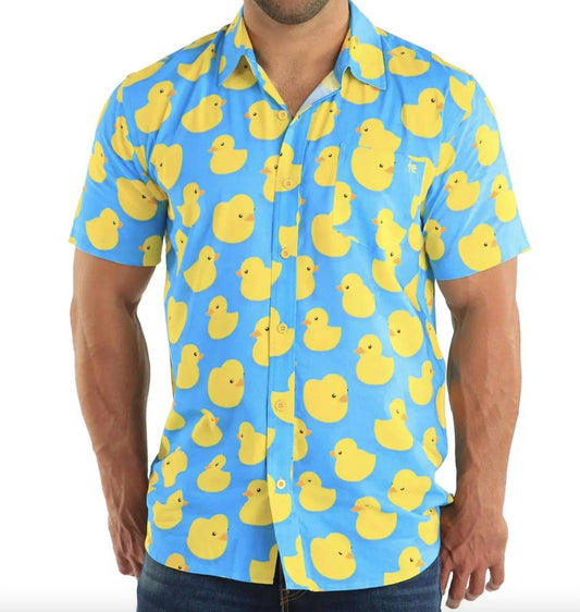 Tipsy Elves - Rubber Ducky Hawaiian Shirt