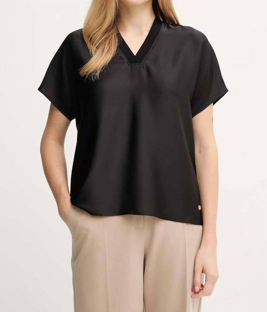 Joseph Ribkoff - V-neck Pullover Top