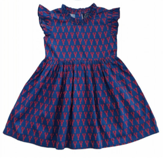 Tuktuk Designs - Girl's Crawfish Ruffle Dress