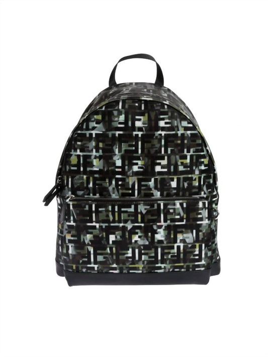 Fendi - Men's Zucca Nylon Camouflage Large Backpack