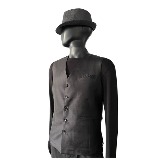 The Gray Crab - Men's Textured Silk Vest