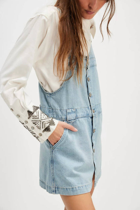 Free People - Edie Denim Skirtall