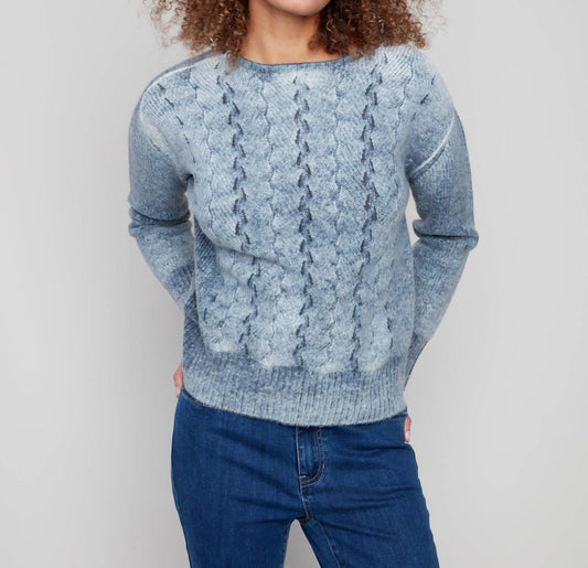 Charlie B - Fancy Stitch Crew Neck Sweater