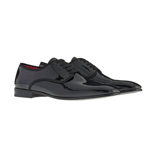 Salvatore Ferragamo - Men's Patent Lace Up Debry Shoes