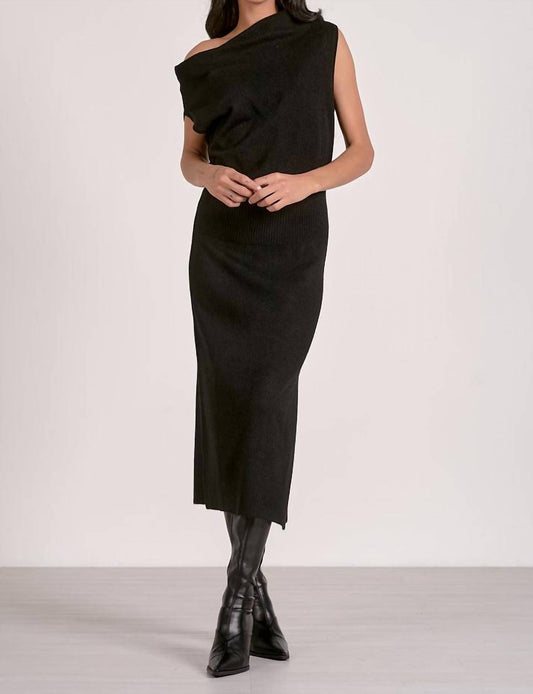 Elan - Angelina Off the Shoulder Sweater Dress