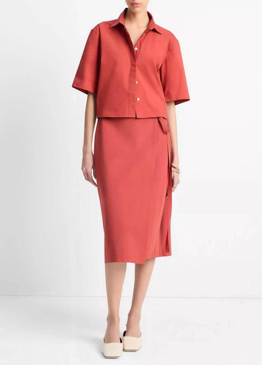 Vince - Wrap Straight Skirt