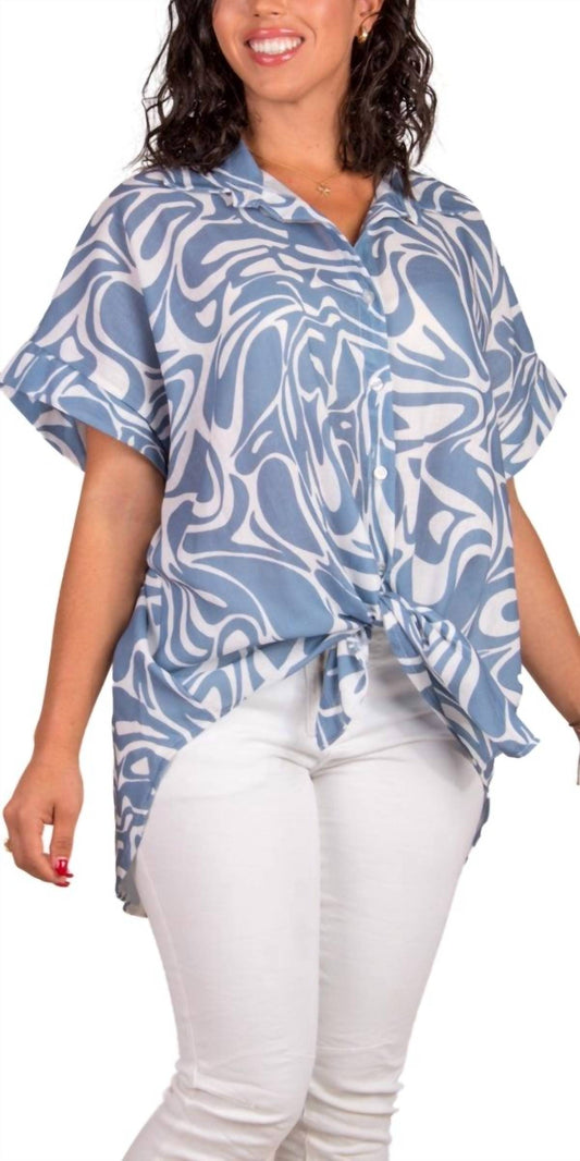 Gigi Moda - Tropical Button Down Shirt
