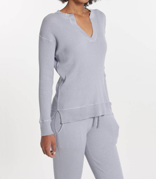 Leimere - Cabo Split Neck Top