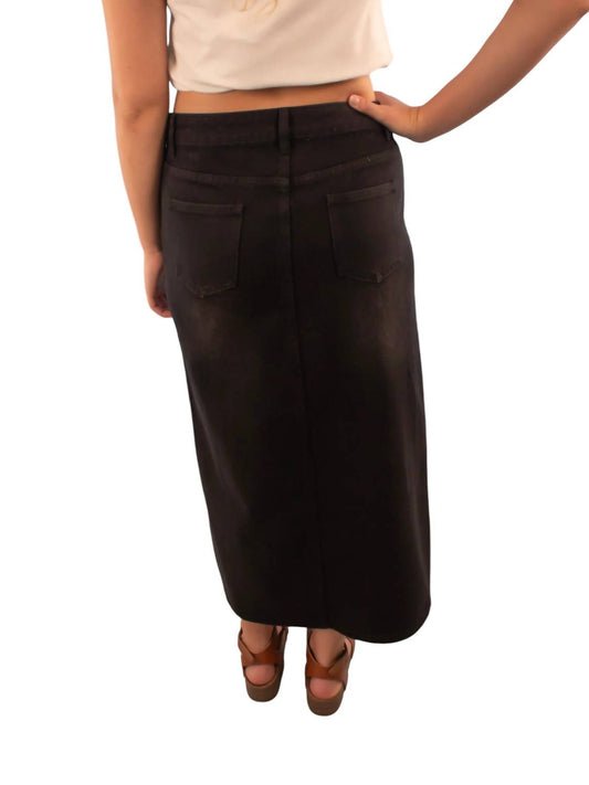 Mikarose - Ruby Maxi Denim Skirt