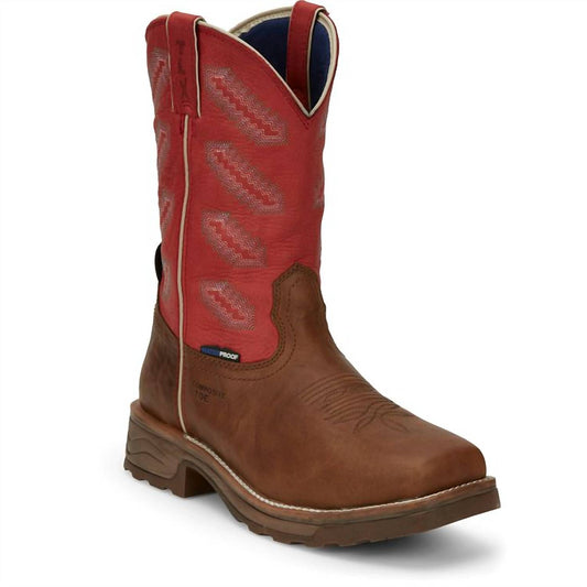 Tony Lama - Men's Energy Composite Waterproof Work Boot - Wide