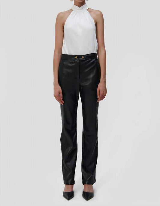 Simkhai - Dahlia Straight Leg Faux Leather Pant