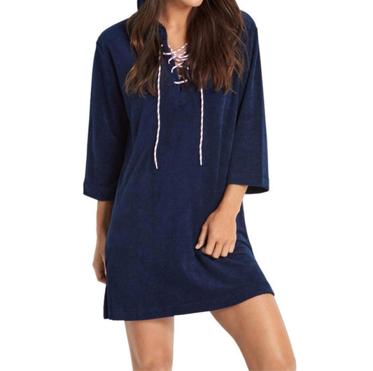 Seafolly - Lace Up Terry Hoodie