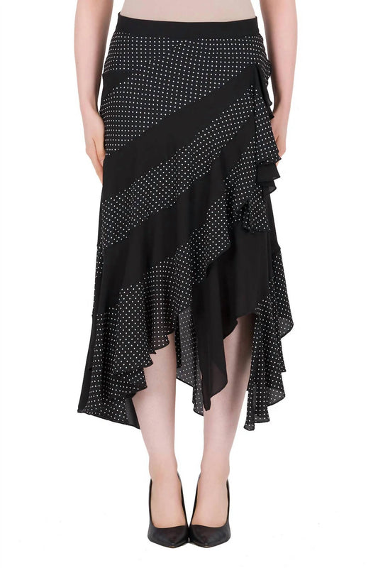 Joseph Ribkoff - Ruffled Midi Skirt