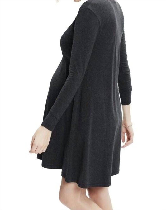 Hatch - Long Sleeve A-line Maternity Dress