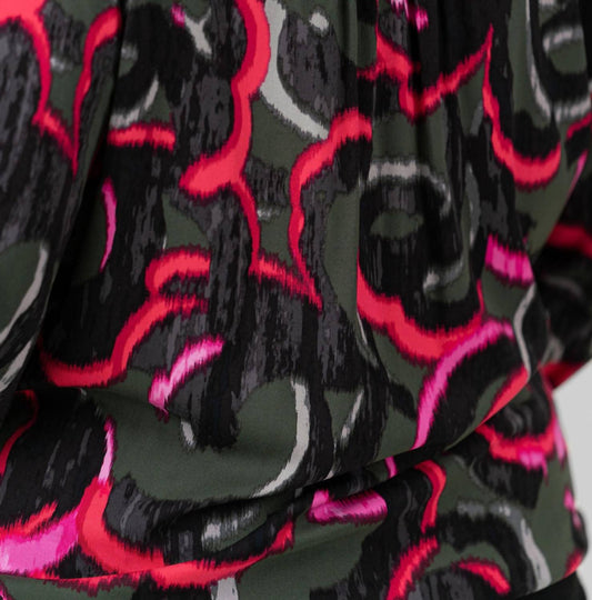 Nic + Zoe - Neon Doodle Live In Shirt - Plus