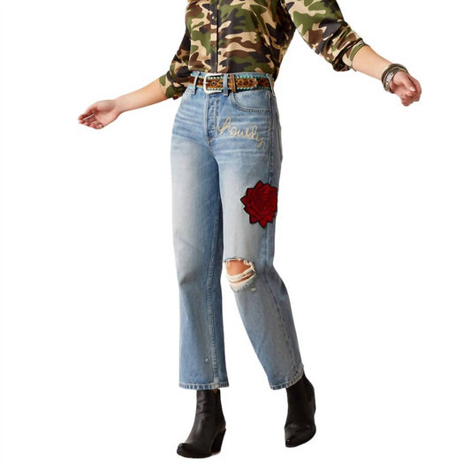 Ariat - Ultra High Rise Rodeo Quincy Tomboy Straight Leg Jeans