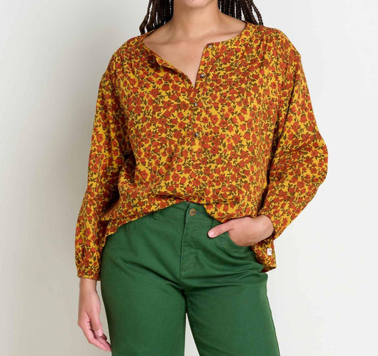 Toad&Co - Manzana Long Sleeve Peasant Top