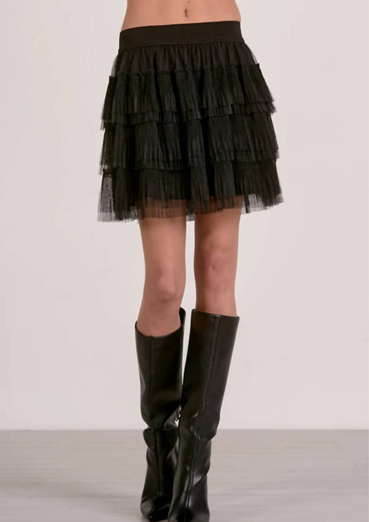 Elan - Tulle Mini Skirt