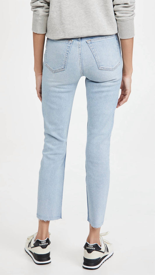 Re/Done - 90s High Rise Ankle Crop Jeans