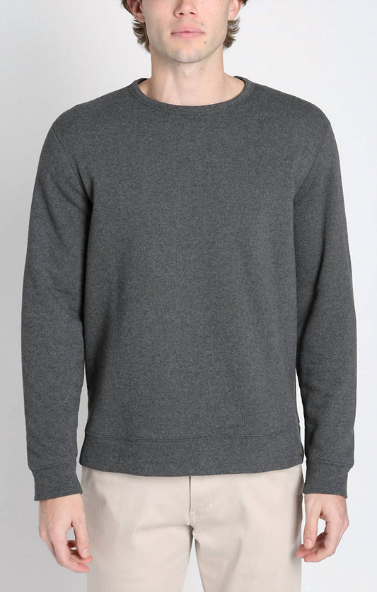Jachs New York - Kent Recycled Jacquard Sherpa Lined Crewneck Sweater
