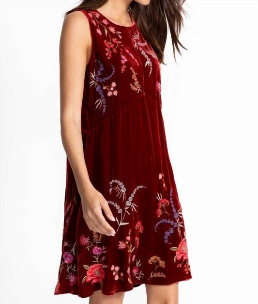 Johnny Was - MAYRA VELVET CHEVRON TANK DRESS