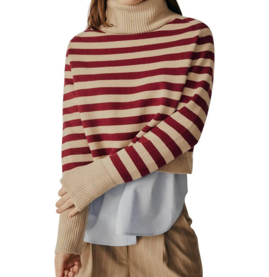 Deluc - Penny Striped Turtleneck Sweater